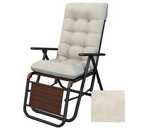 Outdoor Lounge Chairs Padded Sun Loungers Deck Chair Heavy-Duty 35mm Steel e Comfortable Patio Seating Weather-Resistant Fur for Garden & Poolside