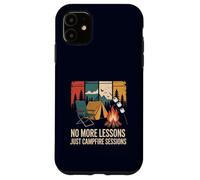 Outdoor Lover Teacher Student Summer Vacation Campfire Case for iPhone 11