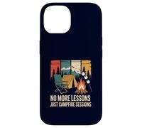 Outdoor Lover Teacher Student Summer Vacation Campfire Case for iPhone 14