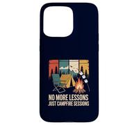 Outdoor Lover Teacher Student Summer Vacation Campfire Case for iPhone 15 Pro Max