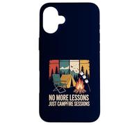 Outdoor Lover Teacher Student Summer Vacation Campfire Case for iPhone 16 Plus