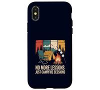 Outdoor Lover Teacher Student Summer Vacation Campfire Case for iPhone X/XS
