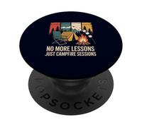 Outdoor Lover Teacher Student Summer Vacation Campfire PopSockets Adhesive PopGrip