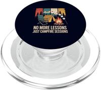 Outdoor Lover Teacher Student Summer Vacation Campfire PopSockets PopGrip for MagSafe