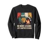 Outdoor Lover Teacher Student Summer Vacation Campfire Sweatshirt