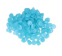Outdoor Luminous Stones Colorful Fluorescent Glowing Pebbles For Garden Walkway Pathway Decoration Resin Material 100 or 200 Pieces (100 / Bag)