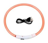 Outdoor Luminous USB Cat And Dog Collar LED Pet Collar 3 Modes LED Light Luminous Anti-lost LED Cat And Dog Collar Pet Safety Collar Pet Supplies Accessories,A