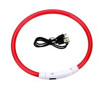 Outdoor Luminous USB Cat And Dog Collar LED Pet Collar 3 Modes LED Light Luminous Anti-lost LED Cat And Dog Collar Pet Safety Collar Pet Supplies Accessories,D