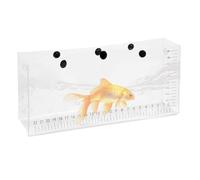 Outdoor Lure Fishing Bag - Live Fish Watching Bag with Built-in Measuring Ruler | Śac Đe Fish Transparent with UV Scale | Foldable Storage Observation Pack For The