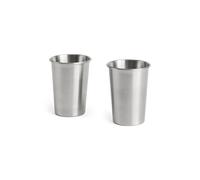 Outdoor Market Cup Set of 2 Medium Silver