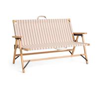 Outdoor Market folding bench, Jasper Morrison Beige one size