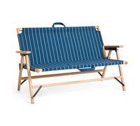 Outdoor Market folding bench, Jasper Morrison Blue one size