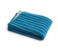 Outdoor Market wool throw, Jasper Morrison Blue 130x180