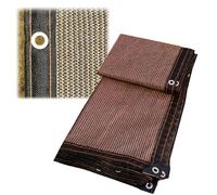 Outdoor Mesh Shade Cloth for Garden Fence - 90% Blackout Sunshade Weather-Resistant Breathable Net Fabric with Eyelets 5x15m for Patio Deck and Backyard Use