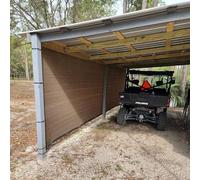 Outdoor Mesh Shade Fabric for Garden Fence 90% Blackout Sun Shade Cloth Weather Resistant Breathable Net with Eyelets 8x12m Perfect for Patio & Backyard