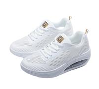 Outdoor Mesh Sports Shoes Womens Dance Sneakers Non-Slip Breathable Dance Trainers Shoes Lightweight Dance Shoes Running Shoes for Gym Sport Walking Tennis