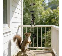 Outdoor Metal Dragonfly Wind Chime for Garden and Yard Decoration with Soothing Sound Effects, Suitable for Patio, Balcony, and Indoor Spaces (hummingbird)