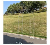 Outdoor Metal Garden Trellis Support for Roses & Plants, Weather-Resistant, Available in 120x220cm, 160x220cm, 240x220cm, White Color, Ideal for Climbing Vines