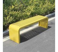 Outdoor Metal Potting Bench, Weatherproof Steel Frame for Patio, Park, Garden
