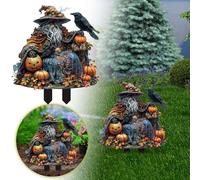 Outdoor Metal Sign With Our Enchanting Halloween Plug A Must Have For Every Celebration! (Orange, 30x27cm)