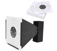 Outdoor Metal Steel Shooting Target Plate for BB Gun Airsoft Paintball Archery Tactical Training with 100 PCS Paper Targets
