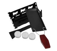 Outdoor Mini Folding Raclette Table Grill Kit with Candles