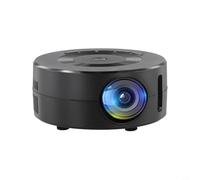 Outdoor Mini Projector, 5V/2A Min Outpet 110mm Diam ABS Shell With Smart/headphone Connecting Function For Traveling, Home, Pocket Device