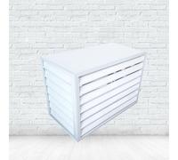 Outdoor Mini Split AC Unit Cover Protective Guardrail & Radiator Shield for Outdoor Air Conditioners Durable Weatherproof AC Cover Fits Most Units