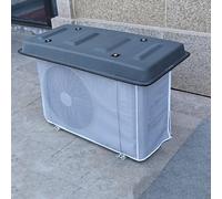 Outdoor Mini Split Air Conditioner Cover, Universal All-Season Protection for Condenser, Heat Pump, Compressor Units - Shields Against Rain, Snow, Dust & Leaves