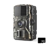 Outdoor Mini Trail Camera Infrared Night Vision Motion Activated Hunting Trap Game Waterproof Wildlife Cam(With 32G TF card)