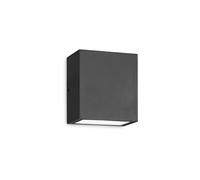 Ideal Lux Argo 4000K LED Flush Wall Light in Anthracite Grey Finish