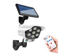Outdoor Motion Sensor Solar Lights Fake Security Camera Solar Wall Lamp Garden Lamp 3 Lighting Modes IP65 Waterproof for Porch Garden Patio Driveway