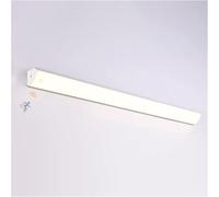 Outdoor Motion Sensor Wall Light - IP65 Waterproof LED Fixture, 98W Acrylic Lamp for Garden, Villa, Bar - 100CM, White Light, Aluminum Design, Ideal for Exterior Use