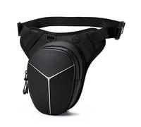 Outdoor Motorcycle Waist Pack Drop Leg Bag For Men Waterproof Hard Shell Carbon Fiber Thigh Bag Sports Cycling Fishing Hiking Running Workout Fanny Pa