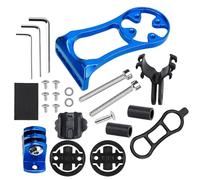 Outdoor Mount for Bicycles, Computer Holder, Sturdy Aluminium Alloy Front Handlebar Mount for Bicycles, Lightweight Accessories, Multifunctional Holder for GPS Computer,