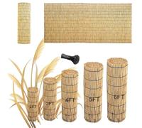 Outdoor - Natural Fencing Roll for Balcony Patio and Backyard - Decorative Garden Fence (H1.53xL21m/H5xL68.8ft) - Weather-Resistant Easy Installation
