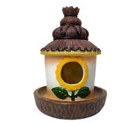 Outdoor Nesting Boxes - Mini Compact Cabin, Construction, Reusable Wooden Frame, Stable Base Support | For Garden, Yard, Balcony, Outdoor Tree, Patio, Park, Birds, Decor