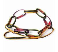 Outdoor Nylon Climbing Equipment Downhill Forming Ring Sling Daisy Chain Rope Personal Anchor High Strength Durable Lightweight for Rock Climbing Mountaineering High Altitude Work