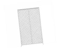 Outdoor or Indoor Decorative Privacy Panel,Wooden Garden Fences,for Patio Balcony Deck Backyard Temporary Wall Separation(White,90x150cm)