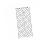 Outdoor or Indoor Decorative Privacy Panel,Wooden Garden Fences,for Patio Balcony Deck Backyard Temporary Wall Separation(White,60x120cm)