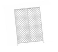 Outdoor or Indoor Decorative Privacy Panel,Wooden Garden Fences,for Patio Balcony Deck Backyard Temporary Wall Separation(White,90x120cm)