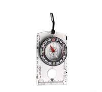 Outdoor Orienteering For Compass, Multi-Function Orienteering For Compass For Hiking Camping With Magnifying Glass Outdoor Tool(Is transparent)