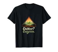Outdoor Outgrown Camping Mountain Badge Graphic T-Shirt
