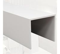 Outdoor Paintable Ventilation Duct, Indoor Hidden Duct Concealed Concealer for Bathroom Sink/Drain Box, Weather Proof U-Shaped Duct Decorative Covering(40 x 18 cm/15.7 x 7.1 in)
