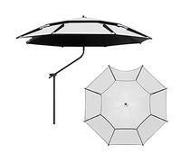 Outdoor Parasol - Double Layer Umbrellas Windproof Arc Length 2m/2.2m/2.4m, Multi-Functional Water Proof Sunshade Umbrella, for Camping Fishing good