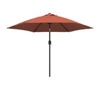 Outdoor Parasol with Metal Pole Patio Garden Umbrella Canopy Shade vidaXL