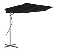 Outdoor Parasol with Steel Pole Umbrella Garden Sunshade Sun Shelter vidaXL