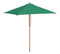 Outdoor Parasol with Wooden Pole Garden Umbrella Canopy Sun Shelter vidaXL