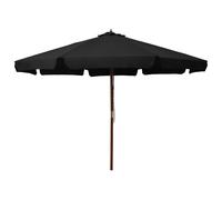Outdoor Parasol with Wooden Pole Garden Umbrella Sun Shading Parasol vidaXL