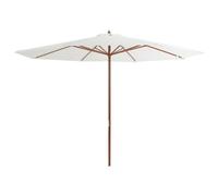 Outdoor Parasol with Wooden Pole Patio Umbrella Balcony Garden Parasol vidaXL